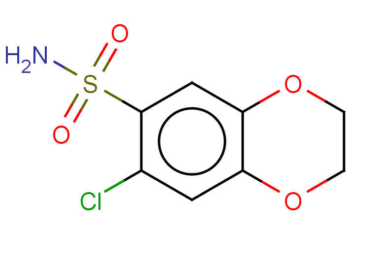 7-chloro-2,3-dihydro-1,4-benzodioxine-6-sulfonamide