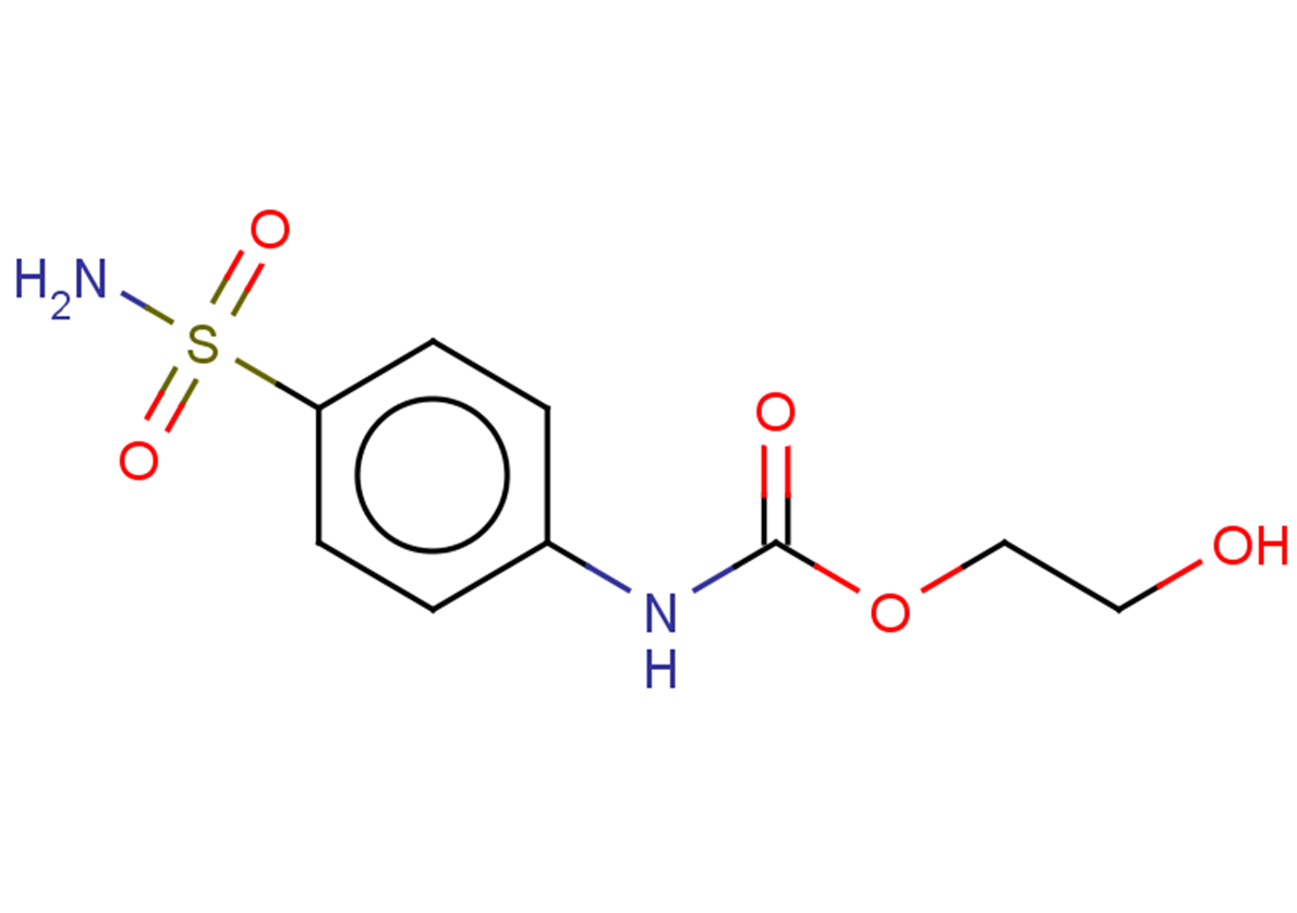 2-hydroxyethyl N-(4-sulfamoylphenyl)carbamate