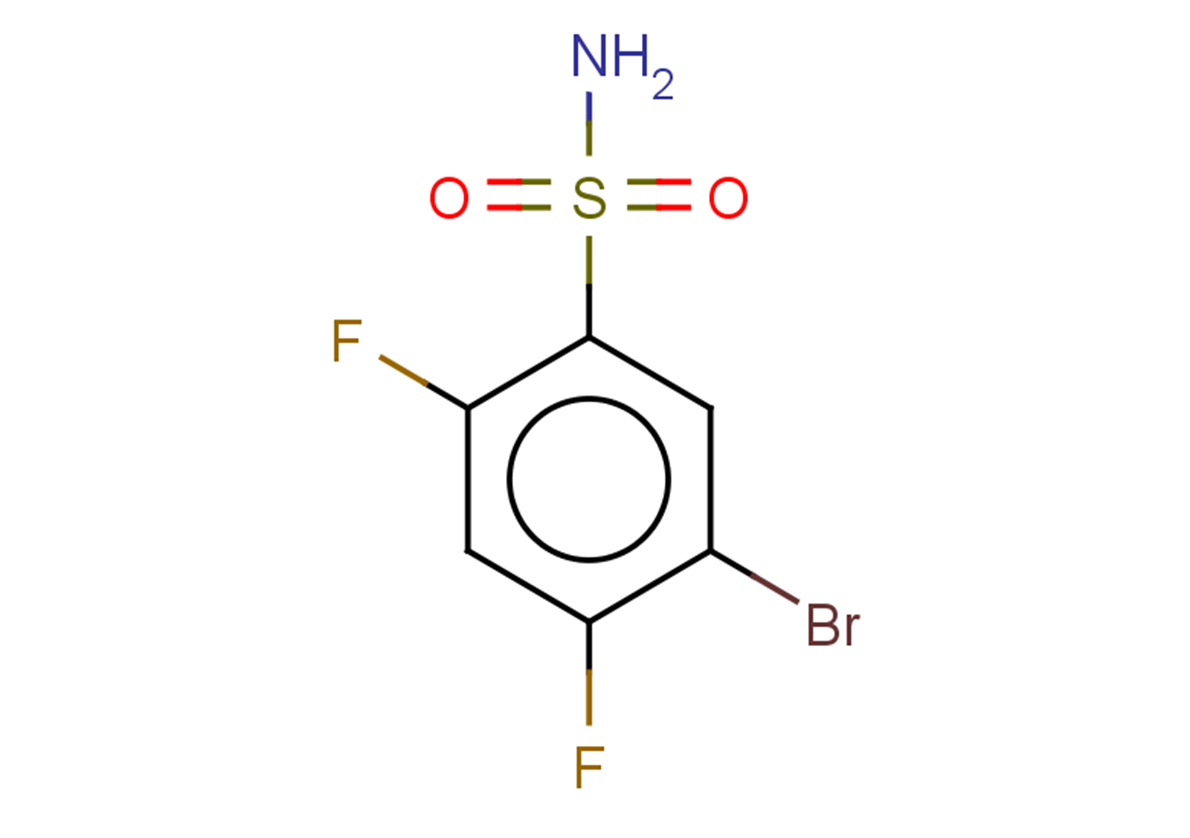 5-bromo-2,4-difluorobenzene-1-sulfonamide