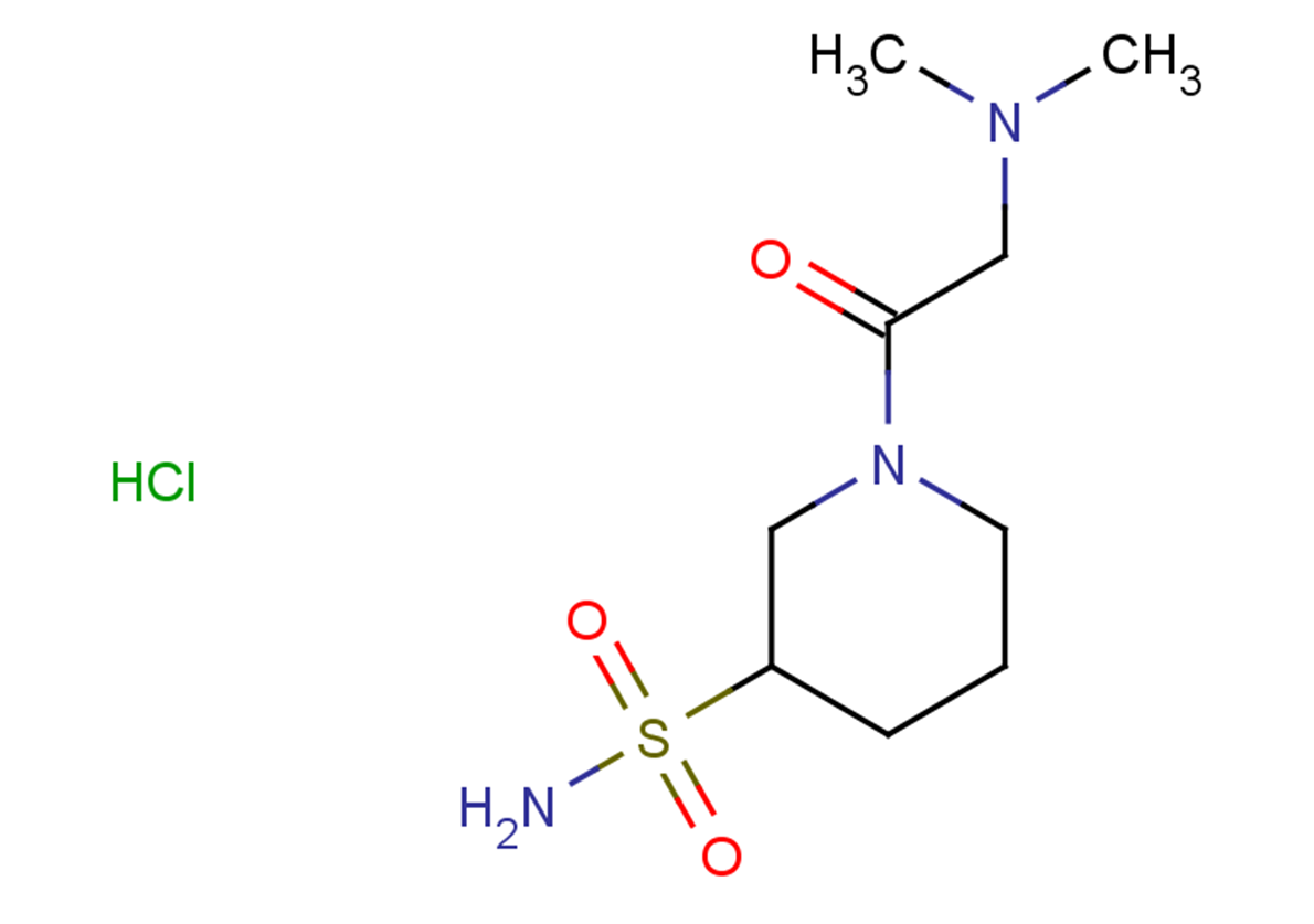 1-[2-(dimethylamino)acetyl]piperidine-3-sulfonamide hydrochloride