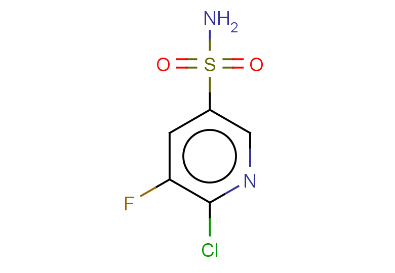 6-chloro-5-fluoropyridine-3-sulfonamide
