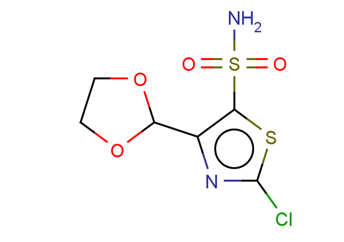 2-chloro-4-(1,3-dioxolan-2-yl)-1,3-thiazole-5-sulfonamide