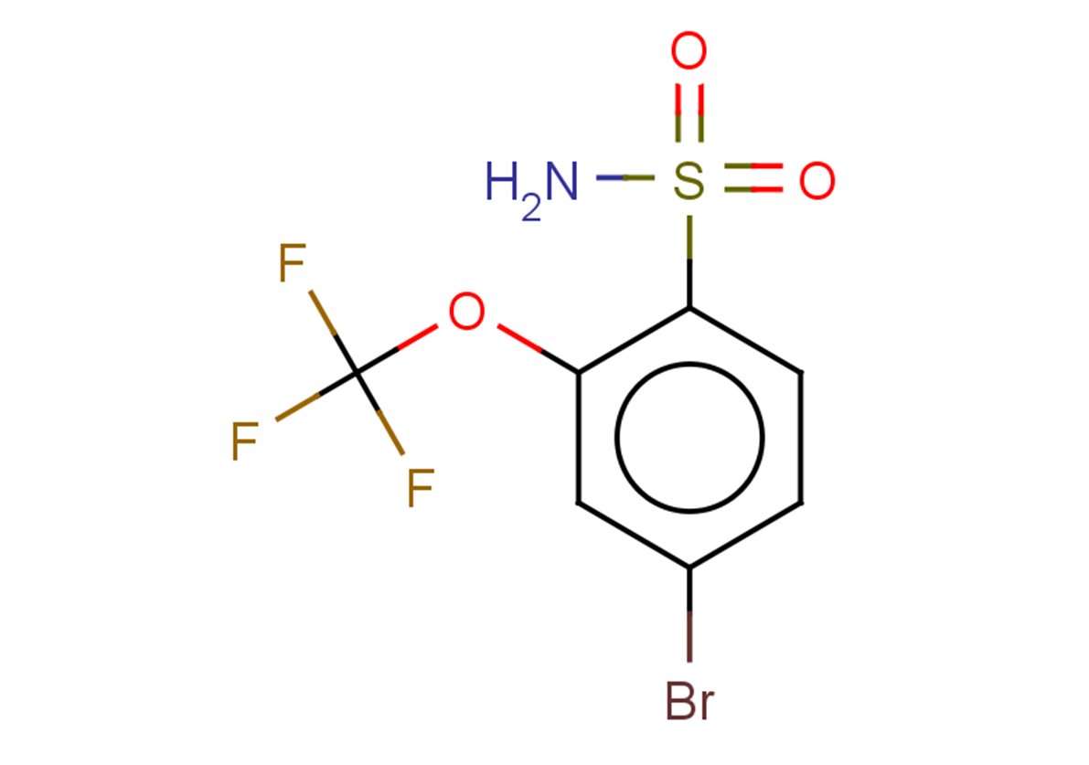 4-bromo-2-(trifluoromethoxy)benzene-1-sulfonamide