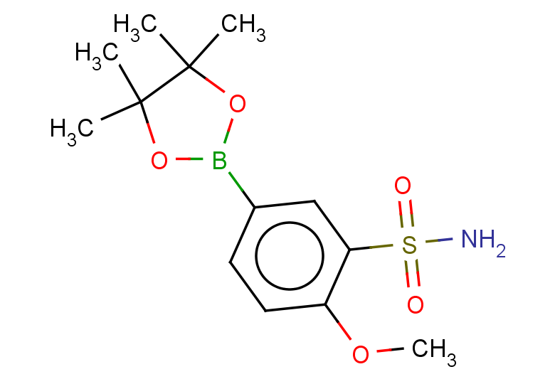 2-methoxy-5-(4,4,5,5-tetramethyl-1,3,2-dioxaborolan-2-yl)benzene-1-sulfonamide