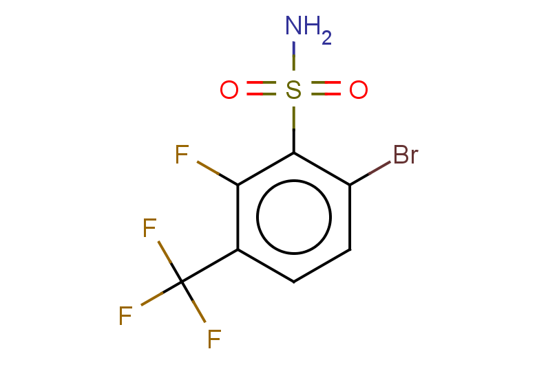 6-bromo-2-fluoro-3-(trifluoromethyl)benzene-1-sulfonamide