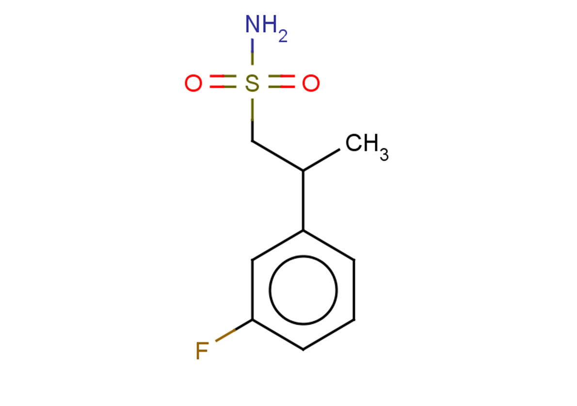 2-(3-fluorophenyl)propane-1-sulfonamide