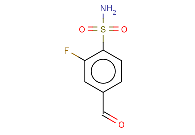 2-fluoro-4-formylbenzene-1-sulfonamide