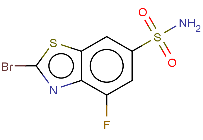 2-bromo-4-fluoro-1,3-benzothiazole-6-sulfonamide