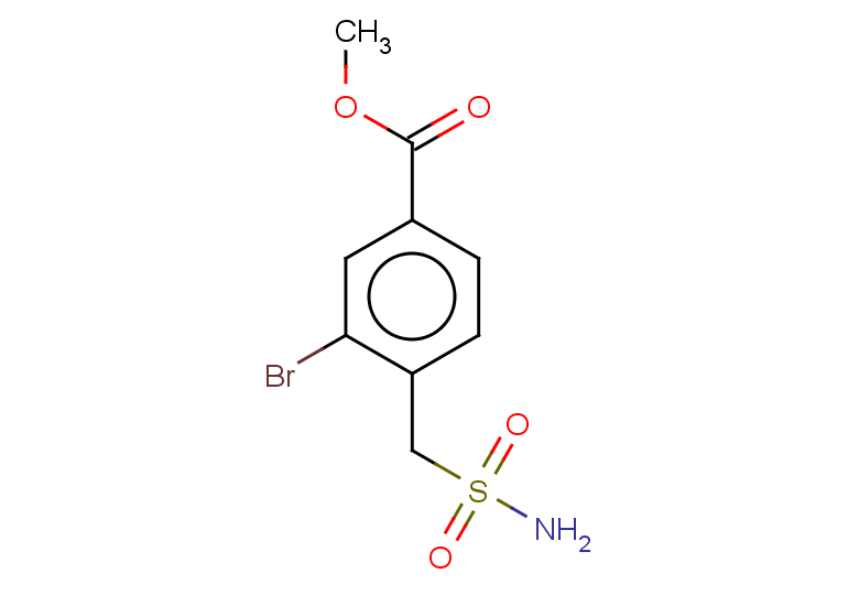 methyl 3-bromo-4-(sulfamoylmethyl)benzoate