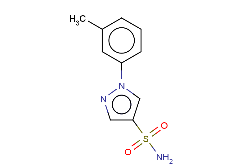 1-(3-methylphenyl)-1H-pyrazole-4-sulfonamide