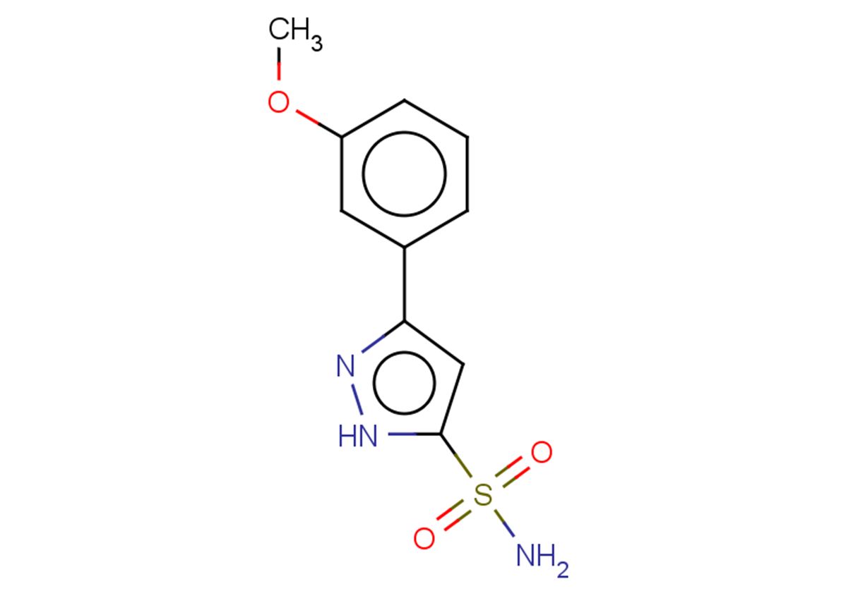 3-(3-methoxyphenyl)-1H-pyrazole-5-sulfonamide