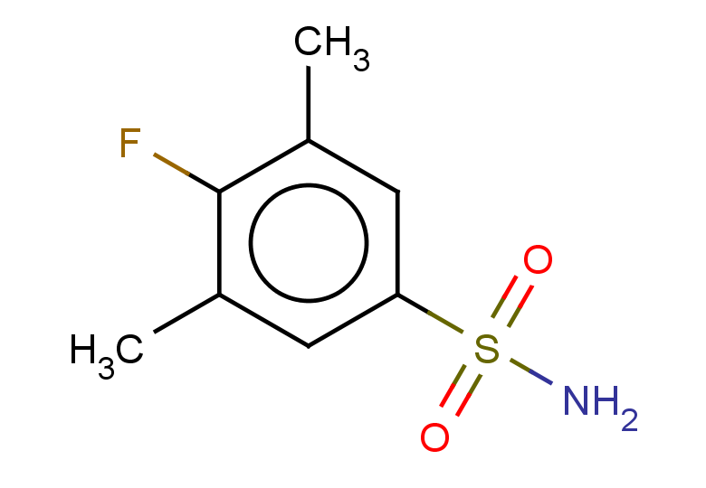 4-fluoro-3,5-dimethylbenzene-1-sulfonamide