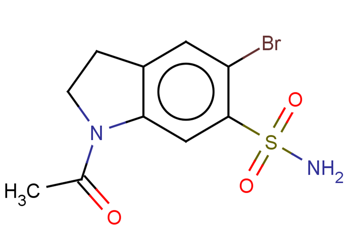 1-acetyl-5-bromo-2,3-dihydro-1H-indole-6-sulfonamide