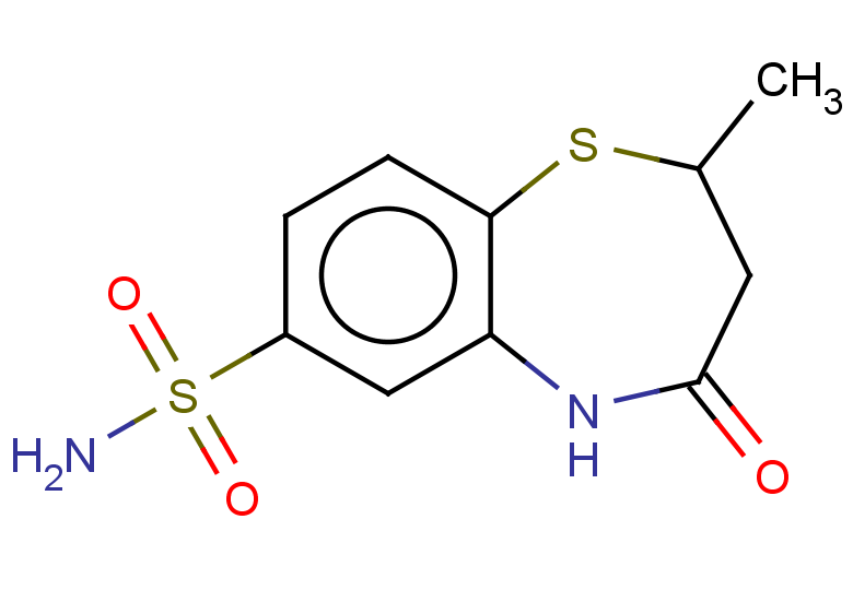 2-methyl-4-oxo-2,3,4,5-tetrahydro-1,5-benzothiazepine-7-sulfonamide