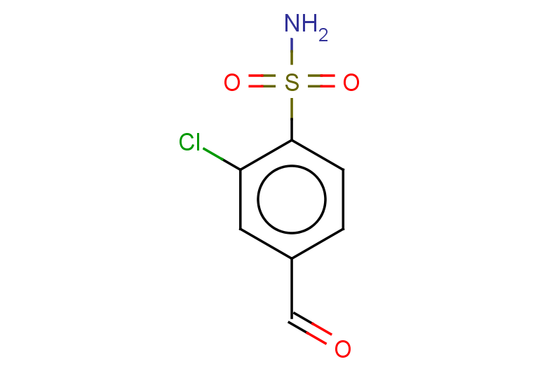 2-chloro-4-formylbenzene-1-sulfonamide