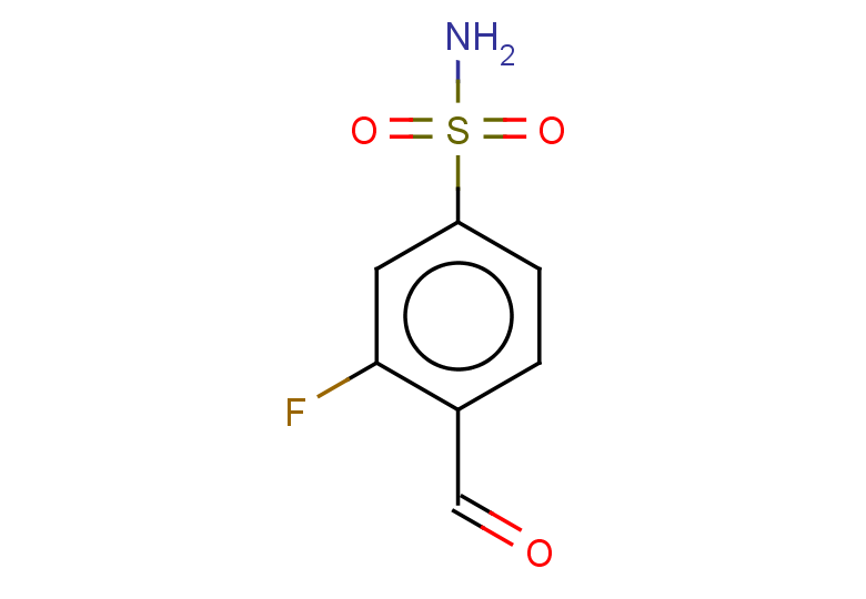 3-fluoro-4-formylbenzene-1-sulfonamide