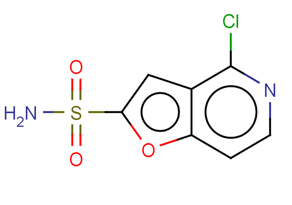 4-chlorofuro[3,2-c]pyridine-2-sulfonamide
