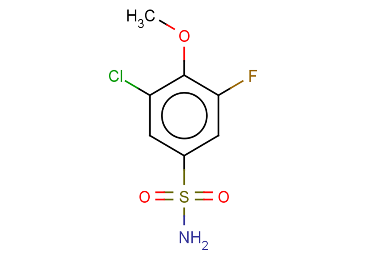 3-chloro-5-fluoro-4-methoxybenzene-1-sulfonamide