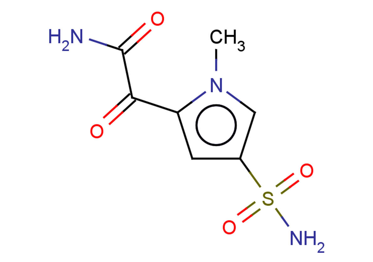 2-(1-methyl-4-sulfamoyl-1H-pyrrol-2-yl)-2-oxoacetamide