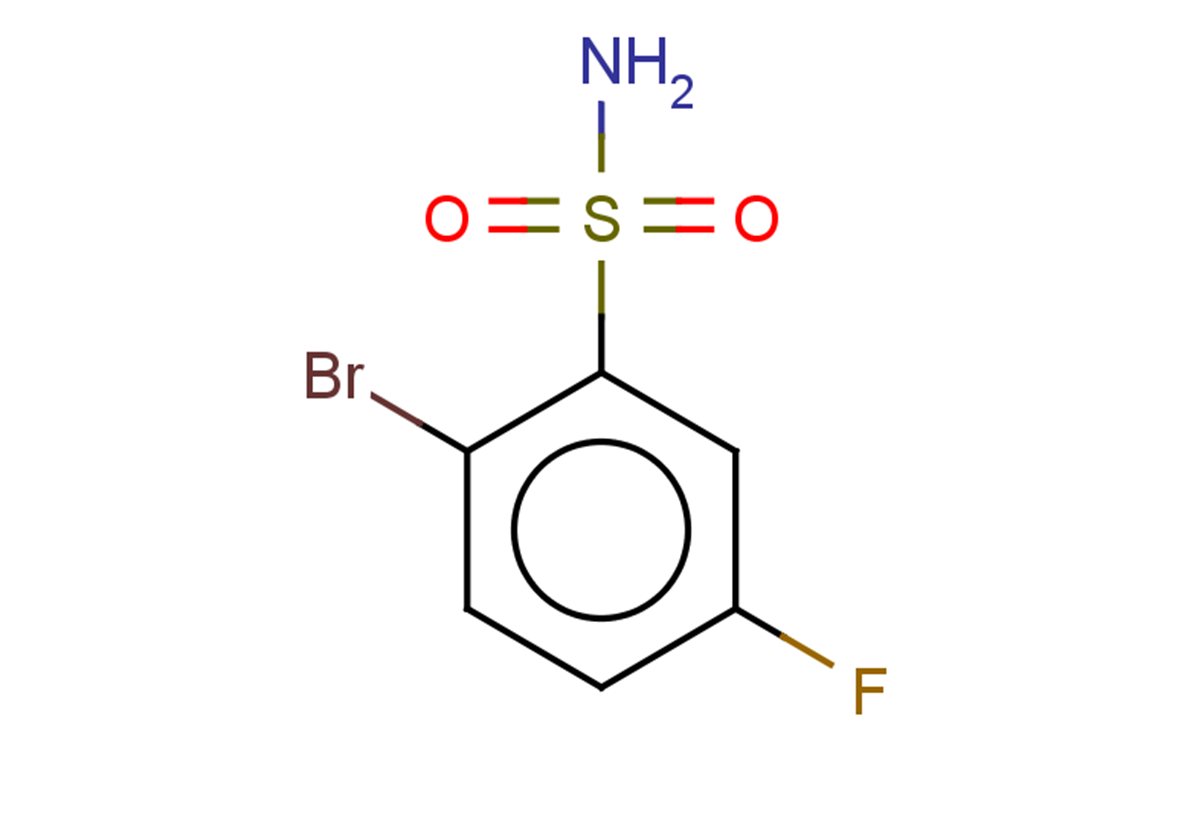 2-bromo-5-fluorobenzene-1-sulfonamide