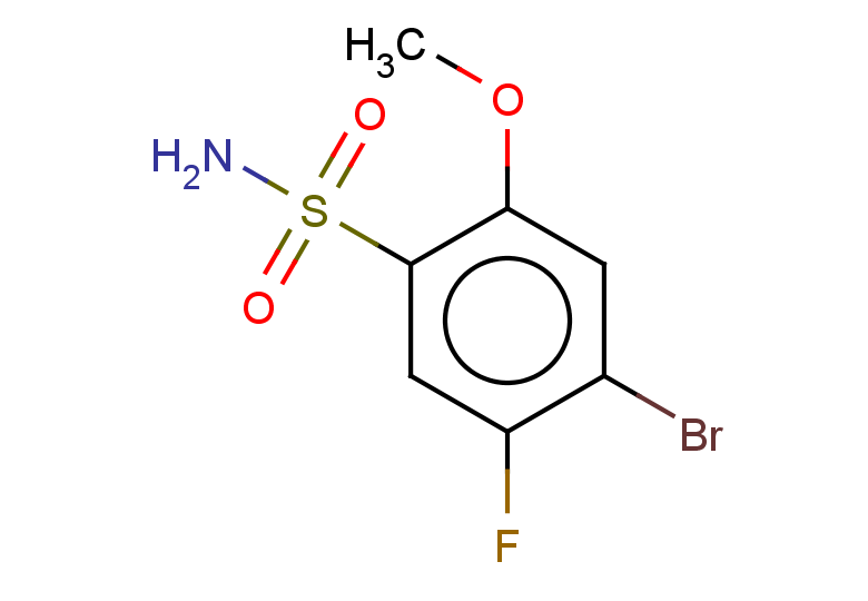 4-bromo-5-fluoro-2-methoxybenzene-1-sulfonamide