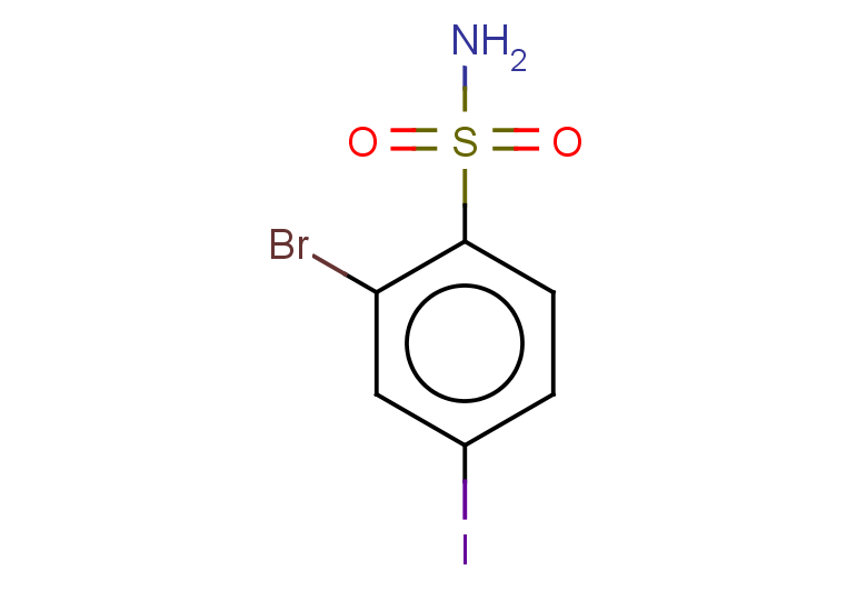 2-bromo-4-iodobenzene-1-sulfonamide