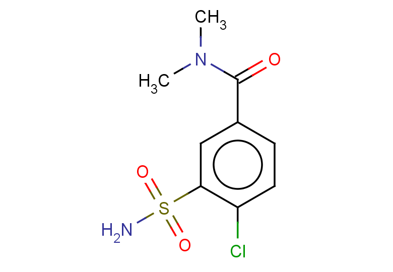 4-chloro-N,N-dimethyl-3-sulfamoylbenzamide