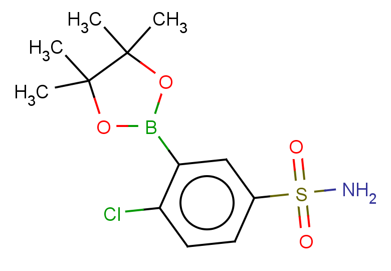 4-chloro-3-(4,4,5,5-tetramethyl-1,3,2-dioxaborolan-2-yl)benzene-1-sulfonamide