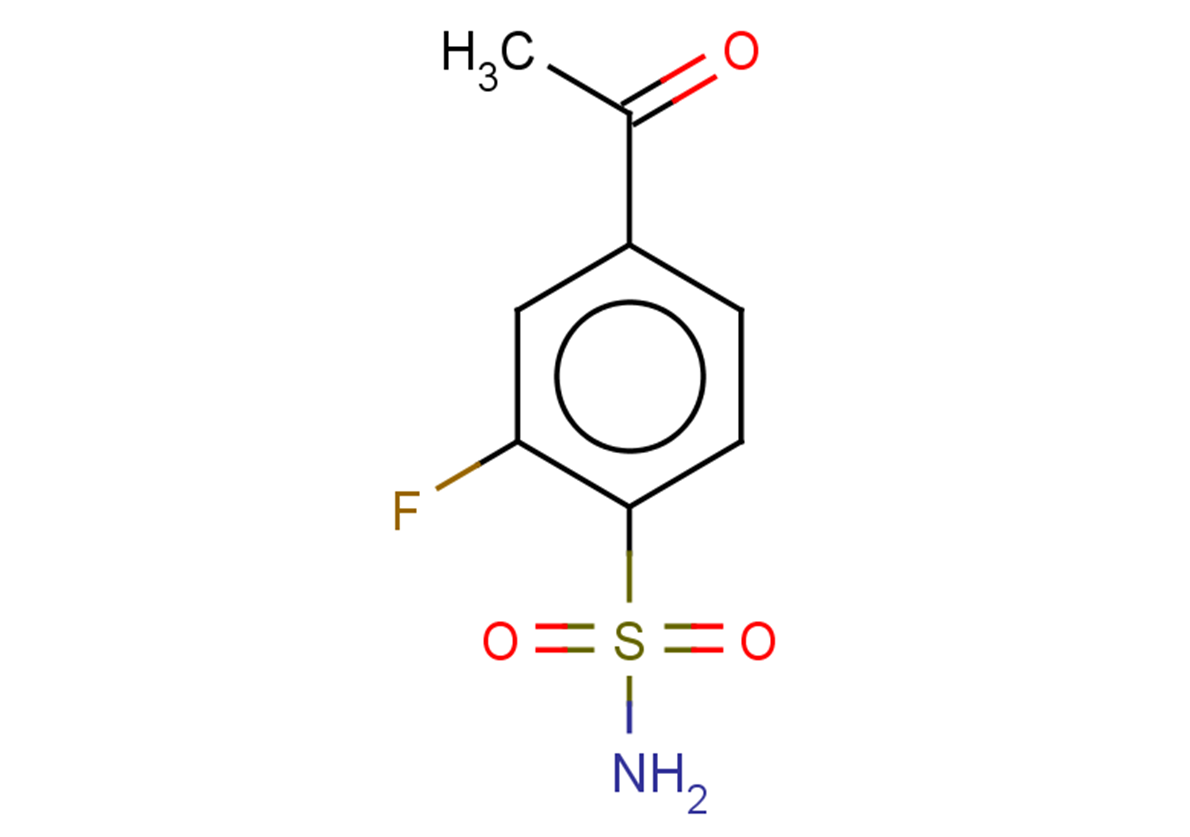4-acetyl-2-fluorobenzene-1-sulfonamide