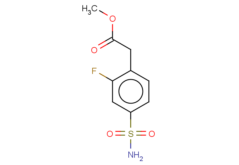 methyl 2-(2-fluoro-4-sulfamoylphenyl)acetate