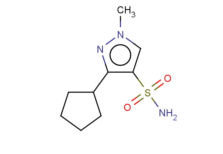 3-cyclopentyl-1-methyl-1H-pyrazole-4-sulfonamide