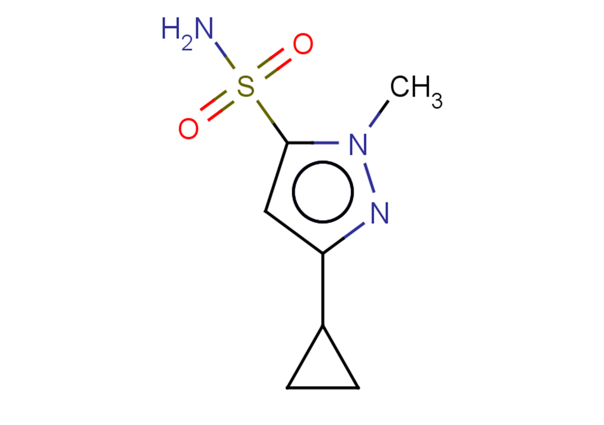 3-cyclopropyl-1-methyl-1H-pyrazole-5-sulfonamide