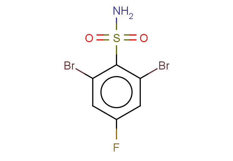 2,6-dibromo-4-fluorobenzene-1-sulfonamide
