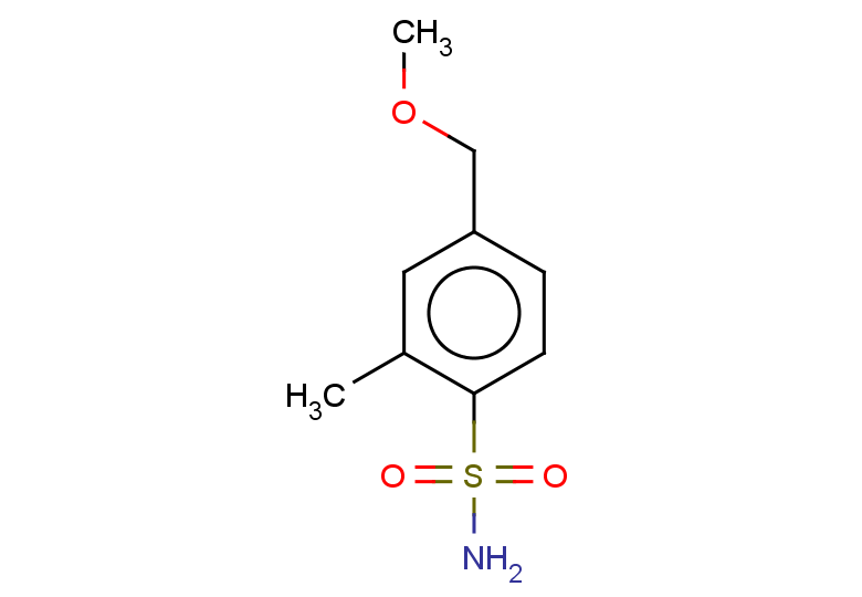 4-(methoxymethyl)-2-methylbenzene-1-sulfonamide