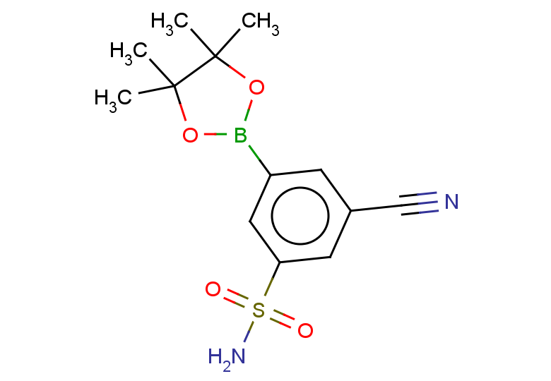 3-cyano-5-(4,4,5,5-tetramethyl-1,3,2-dioxaborolan-2-yl)benzene-1-sulfonamide