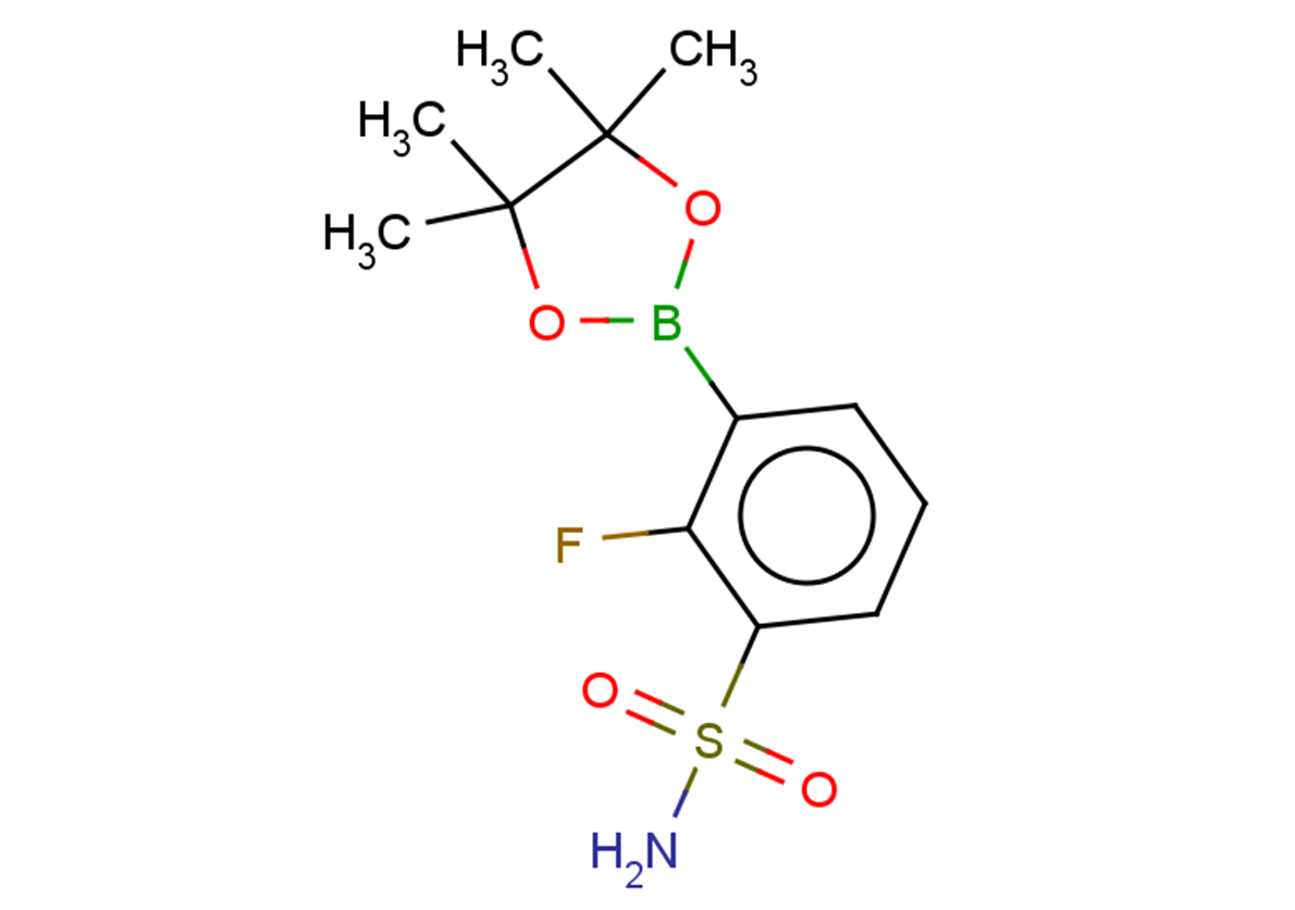 2-fluoro-3-(4,4,5,5-tetramethyl-1,3,2-dioxaborolan-2-yl)benzene-1-sulfonamide