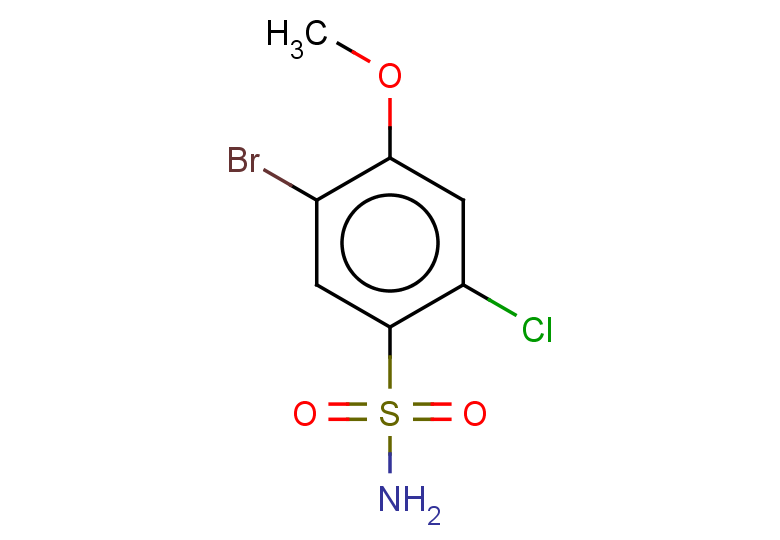 5-bromo-2-chloro-4-methoxybenzene-1-sulfonamide