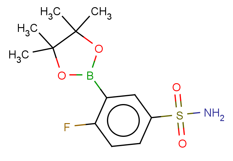 4-fluoro-3-(4,4,5,5-tetramethyl-1,3,2-dioxaborolan-2-yl)benzene-1-sulfonamide
