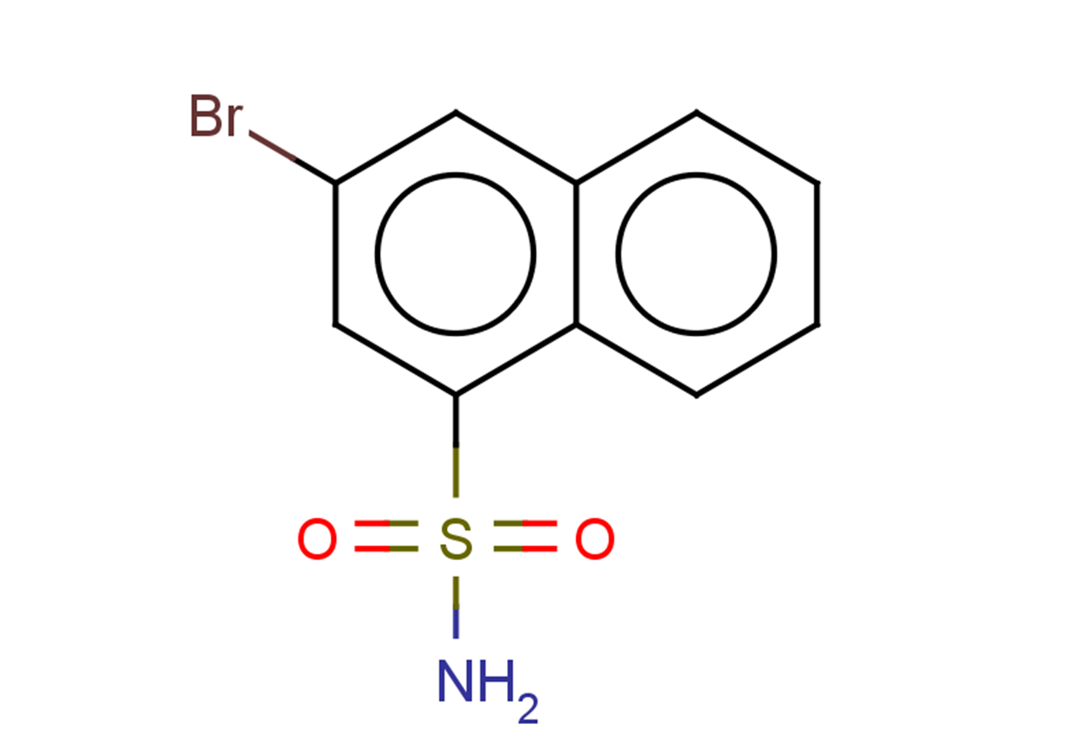 3-bromonaphthalene-1-sulfonamide