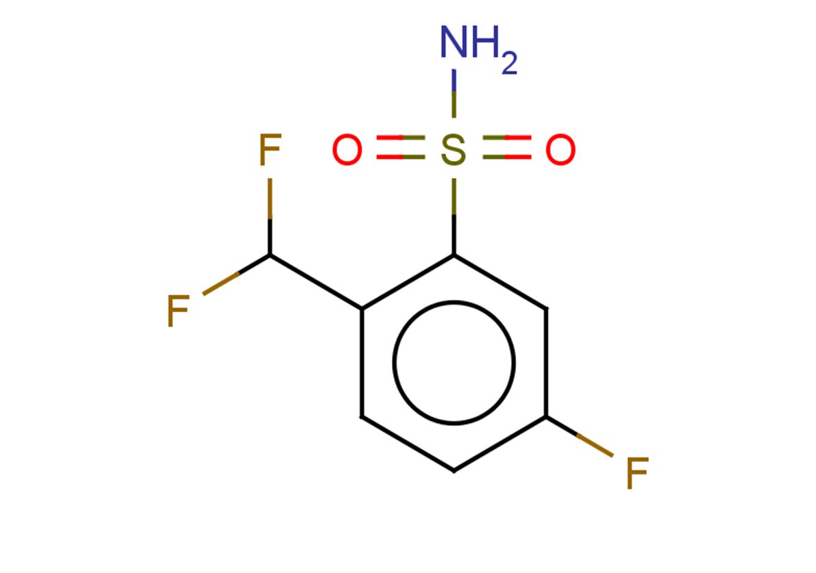 2-(difluoromethyl)-5-fluorobenzene-1-sulfonamide