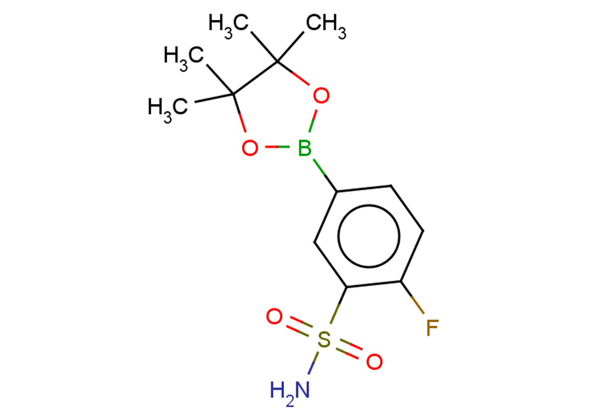 2-fluoro-5-(4,4,5,5-tetramethyl-1,3,2-dioxaborolan-2-yl)benzene-1-sulfonamide