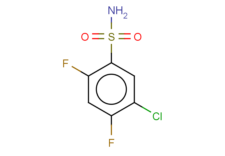 5-chloro-2,4-difluorobenzene-1-sulfonamide