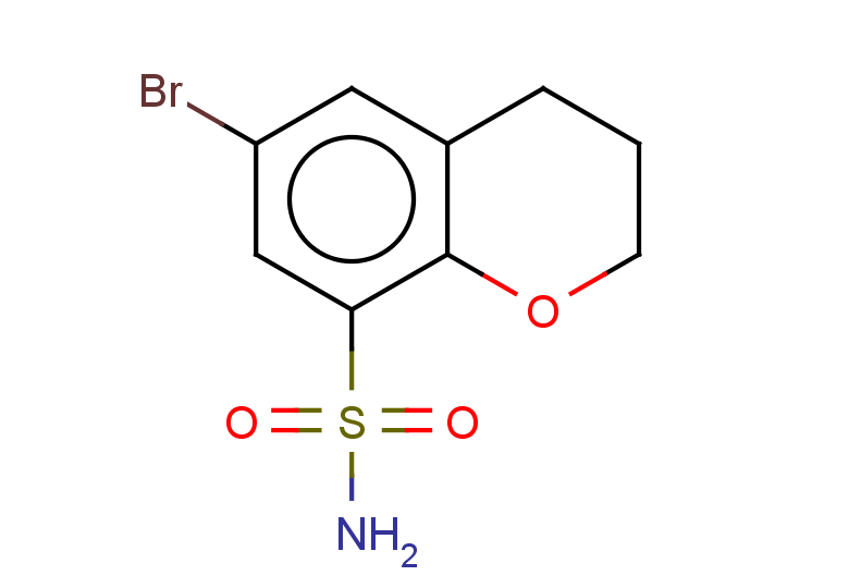 6-bromo-3,4-dihydro-2H-1-benzopyran-8-sulfonamide