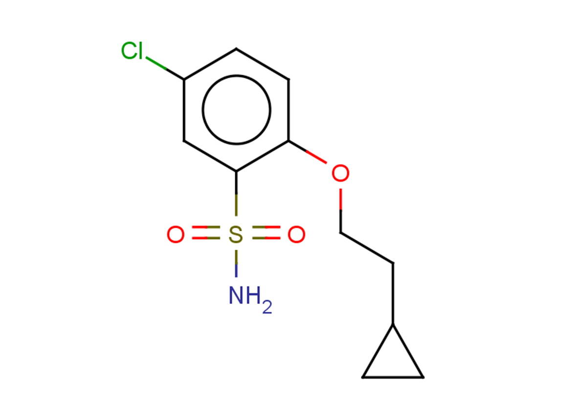 5-chloro-2-(2-cyclopropylethoxy)benzene-1-sulfonamide