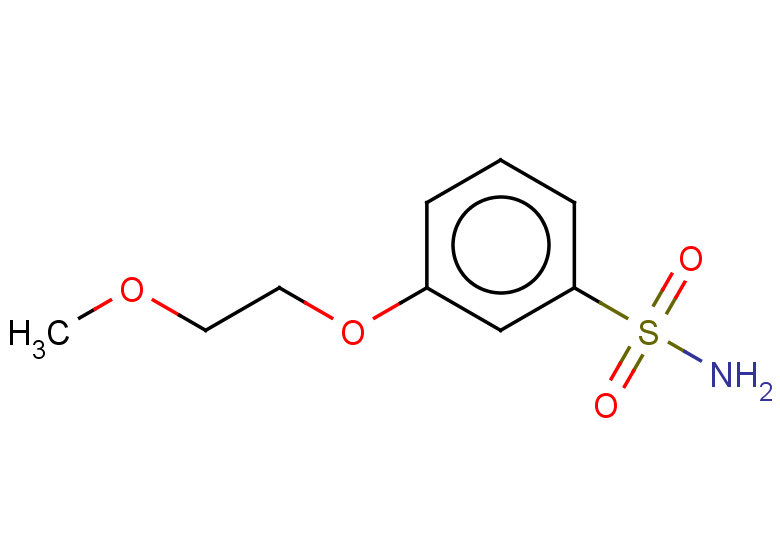 3-(2-methoxyethoxy)benzene-1-sulfonamide
