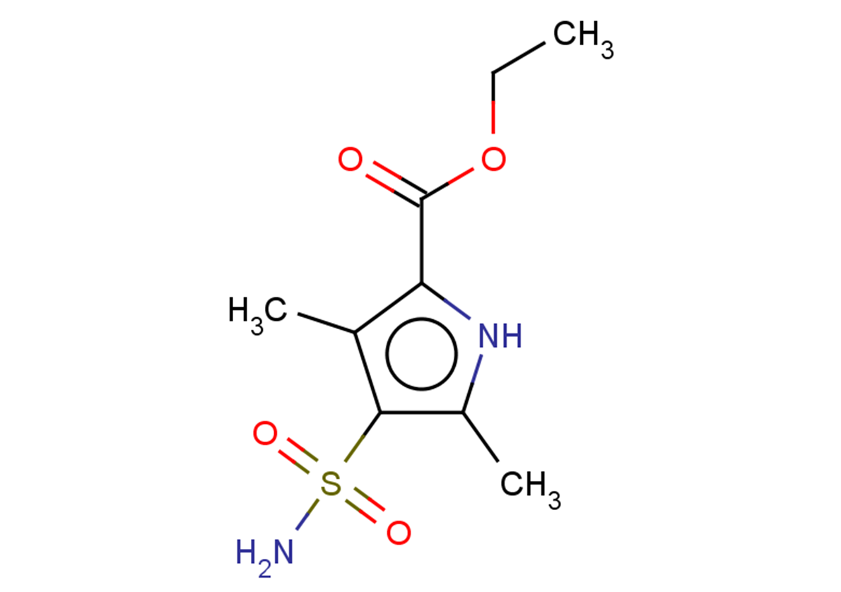 ethyl 3,5-dimethyl-4-sulfamoyl-1H-pyrrole-2-carboxylate