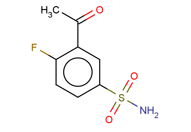 3-acetyl-4-fluorobenzene-1-sulfonamide
