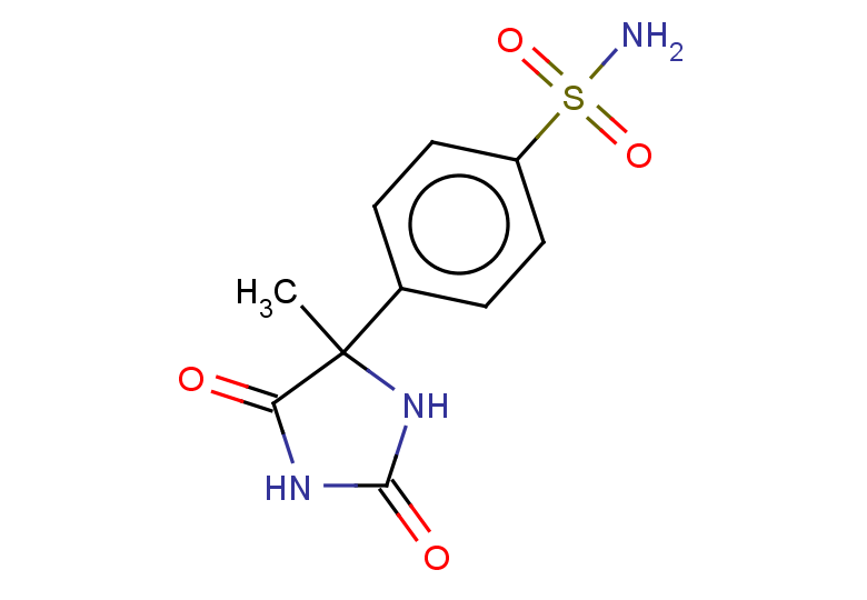 4-(4-methyl-2,5-dioxoimidazolidin-4-yl)benzene-1-sulfonamide