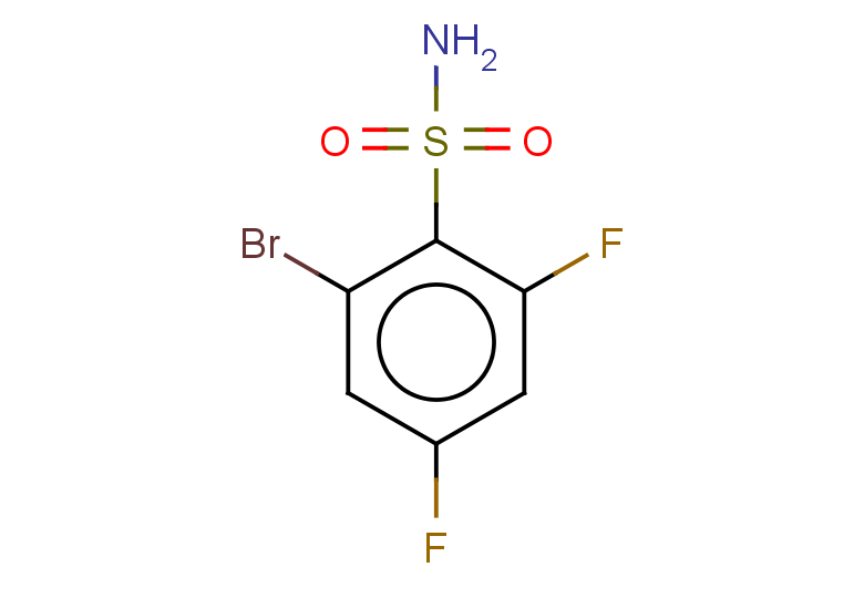 2-bromo-4,6-difluorobenzene-1-sulfonamide