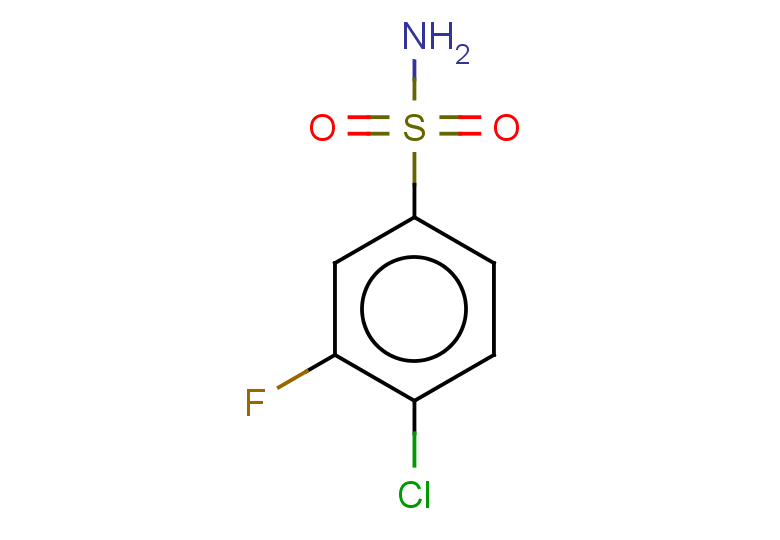 4-chloro-3-fluorobenzene-1-sulfonamide